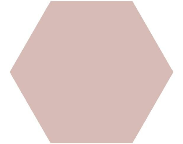 Hexagon Basic Rose 22x25 cm