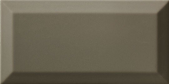Metrotegel Dark Grey glans 7,5x15 cm