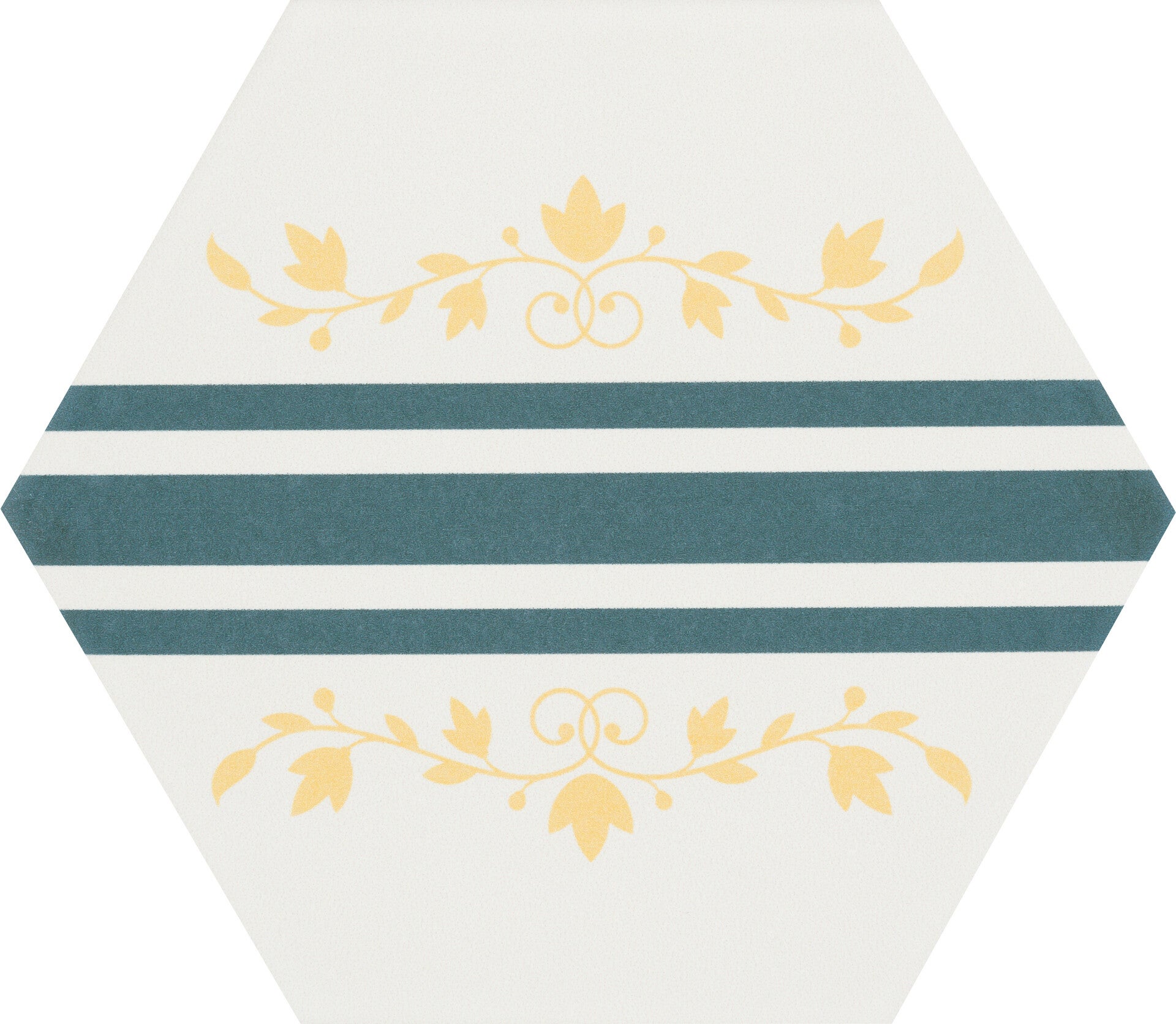 Hexagon Boom decor nr 6  14x16 cm