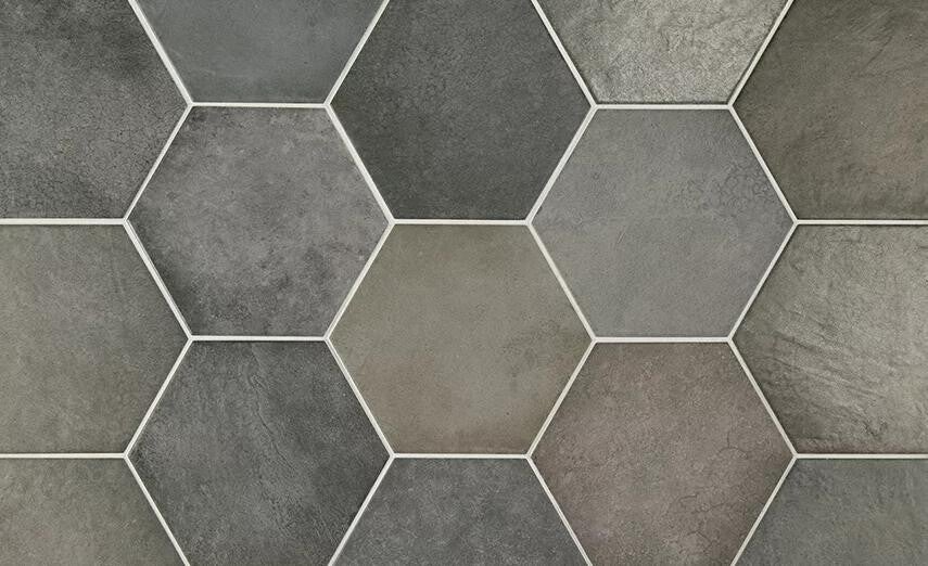 Hexagon Heritage Carbon 17,5x20 cm