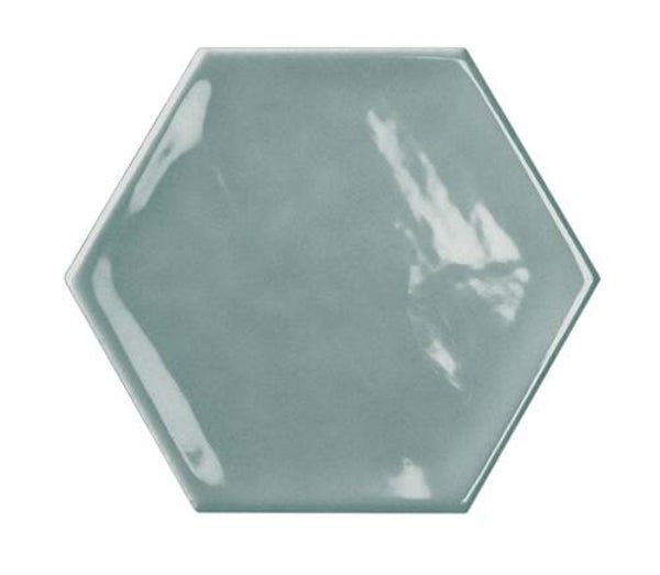 Hexagon Bondi Blue 11x12,5 cm