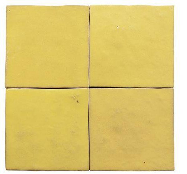 Zelliges amarillo 10x10 cm