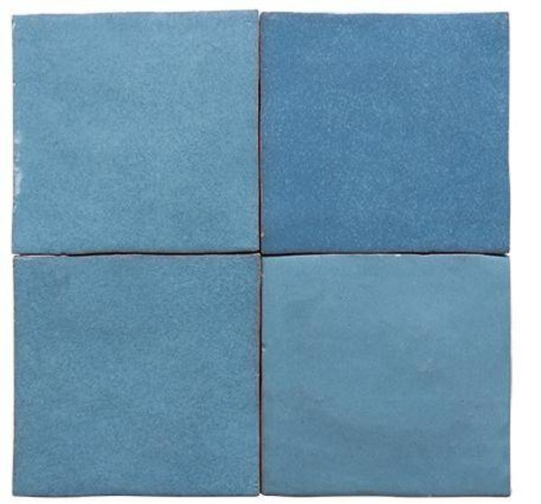 Zelliges azul cielo 10x10 cm