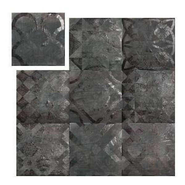 Patroontegel Terra Black 22x22 cm