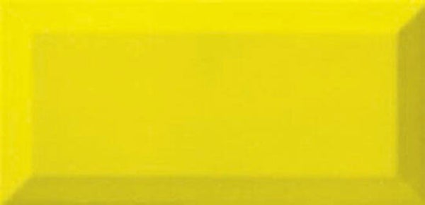 Metrotegel Limon Geel glans 7,5x15 cm