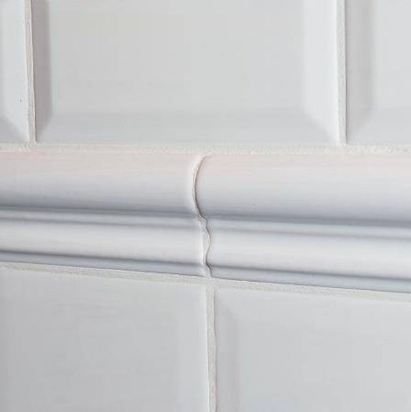 Bolle strip wit glans 5x30 cm