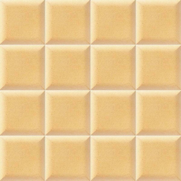 Wandtegel Bombato Ocre 10x10 cm