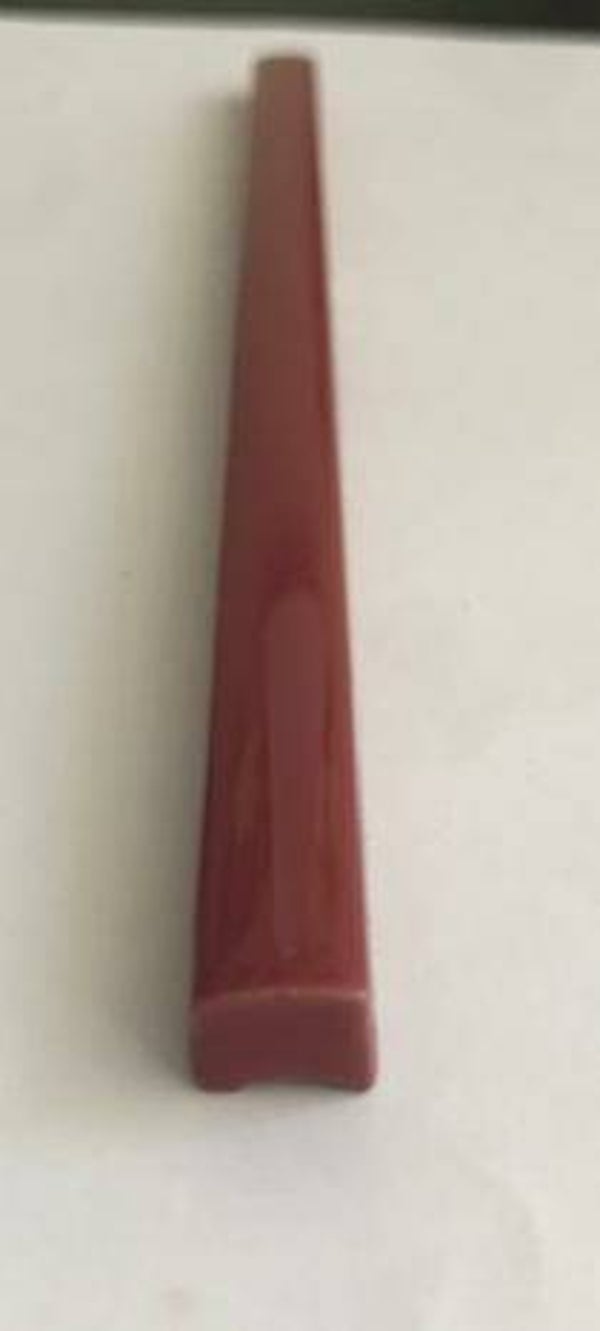 Potloodstrip bordeaux glans 1x20 cm