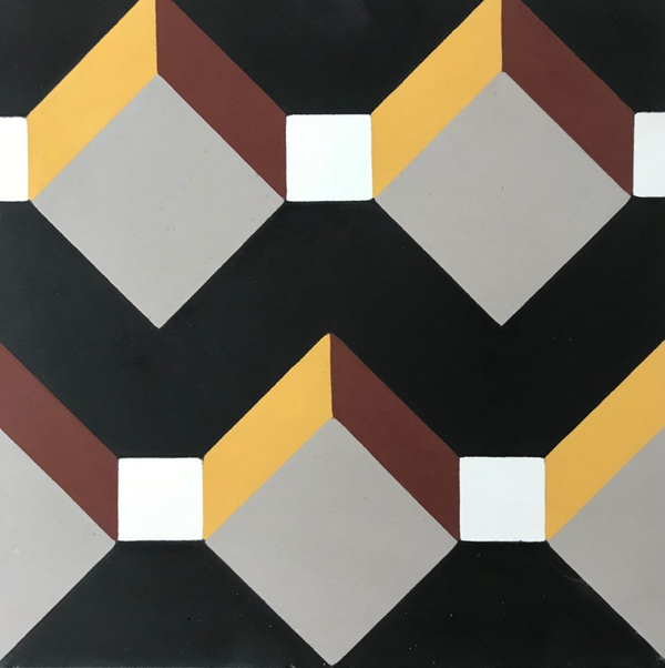 Zement Fliese Carlton 20x20 cm