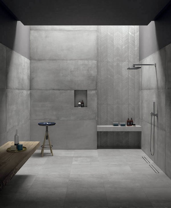 Badkamer Kronos Prima Materia Cemento