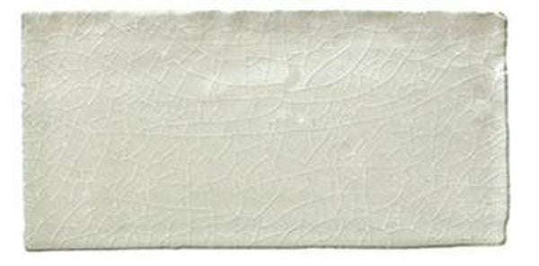 Wandtegel Manual Cracquelé cyan 7,5x15 cm