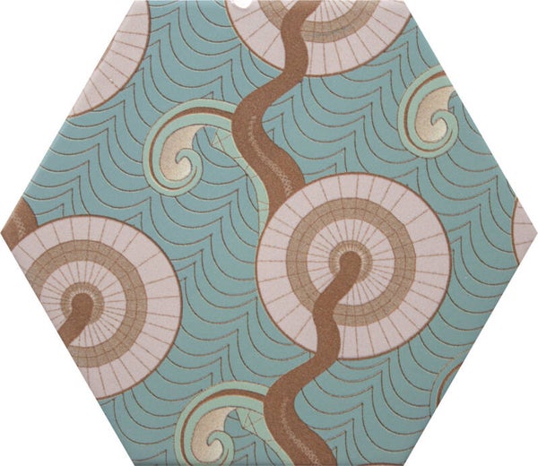 Hexagon Good Vibes decor nr 2  14x16 cm