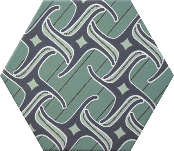 Hexagon Good Vibes decor nr 4  14x16 cm