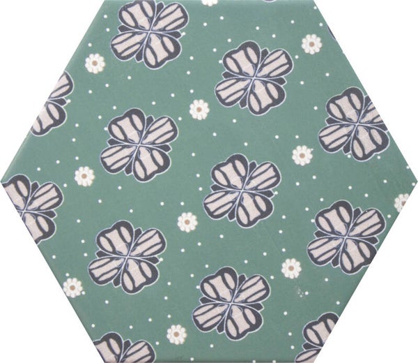 Hexagon Good Vibes decor nr 7  14x16 cm