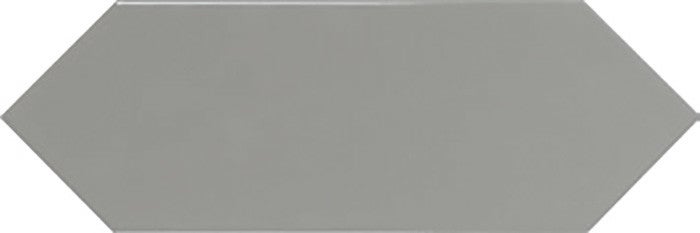 Wandtegel hexagon grey glans 10x30 cm