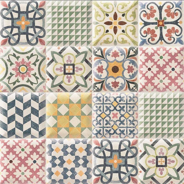 Wandtegel Bombato Enzo Deco 10x10 cm