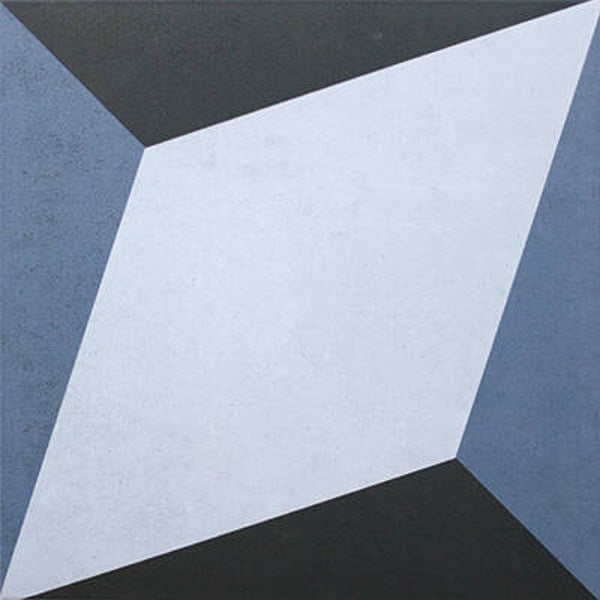 Geomatric Decor 3 Azul 20x20 cm