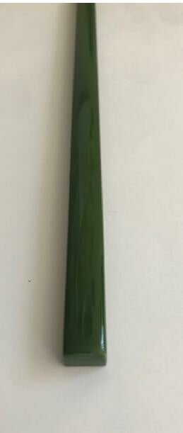 Potloodstrip donkergroen glans 1x20 cm