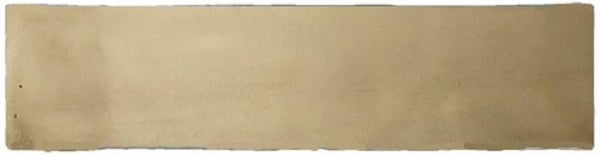 Handvorm wandtegel Gerona goudkleurig mat 7,5x30 cm