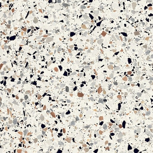 Vloertegel Terrazzo bianco micro 20x20 cm