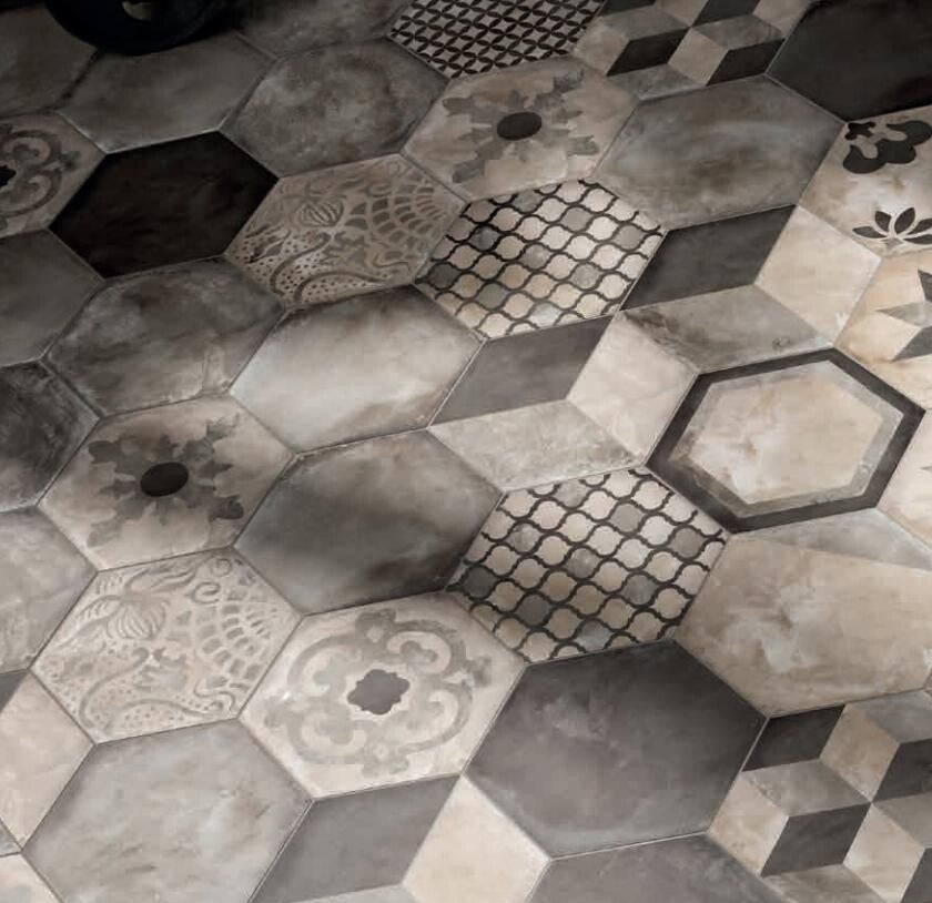 Marca Corona Terra Mix Decortegels hexagon 21,6x25 cm