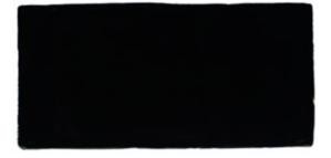Wandtegel Manual negro 7,5x15 cm