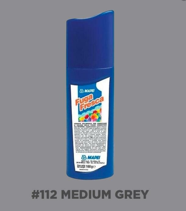 Voegenstift Mapei Fuga Fresca Voegpigment kleur 112 midden grijs