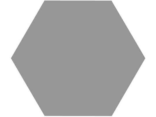 Hexagon Basic Grey 22x25 cm