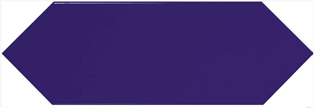 Wandtegel hexagon Violet glans 10x30 cm