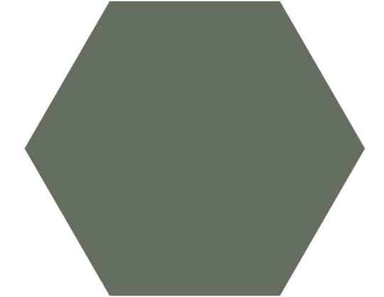 Hexagon Basic Moss 22x25 cm