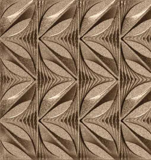 Wandtegel Gamma Bronze en Vintage Bronze mix 15x15 cm