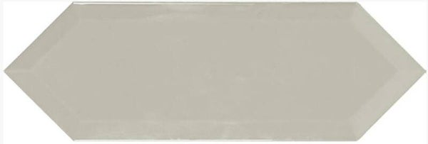 Metrotegel hexagon light grey glans 10x30 cm