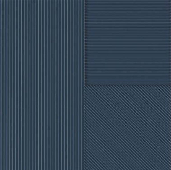 Wandtegel Lins Navy 20x20 cm