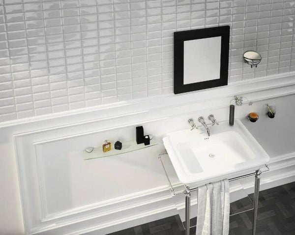 Metrotegels wit glans 7,5x15 cm - partij van 30,5