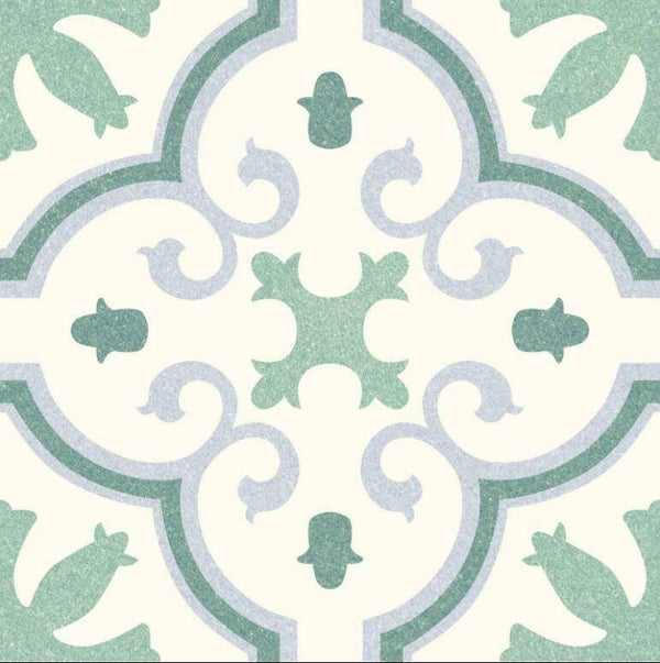 Patroontegel Monte Carlo Green 25x25 cm