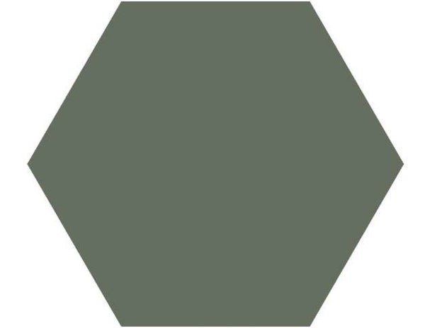 Hexagon Basic Moss 22x25 cm