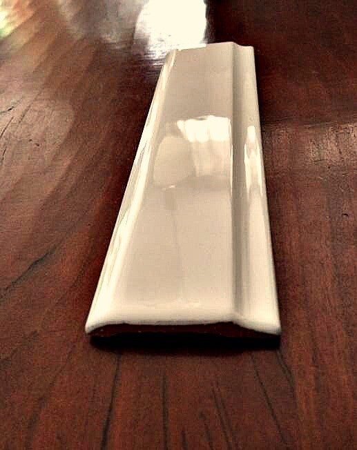 Strip plana ivoor glans 5x20 cm