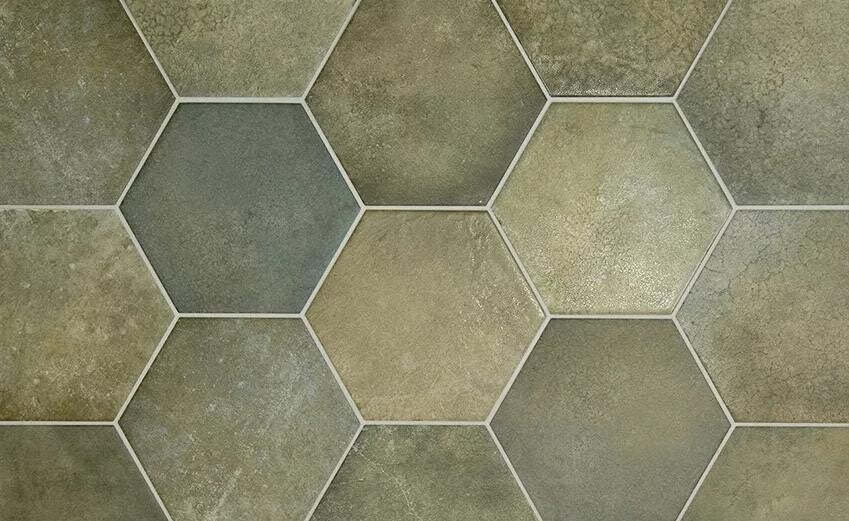 Hexagon Heritage Jungle 17,5x20 cm