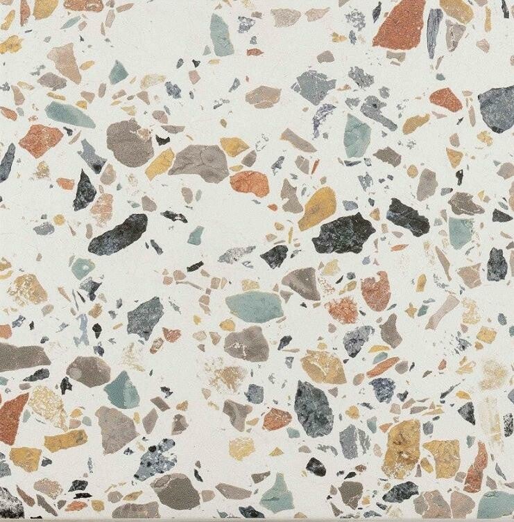 Terrazzo vloertegel Flakes Funky 18,5x18,5 cm