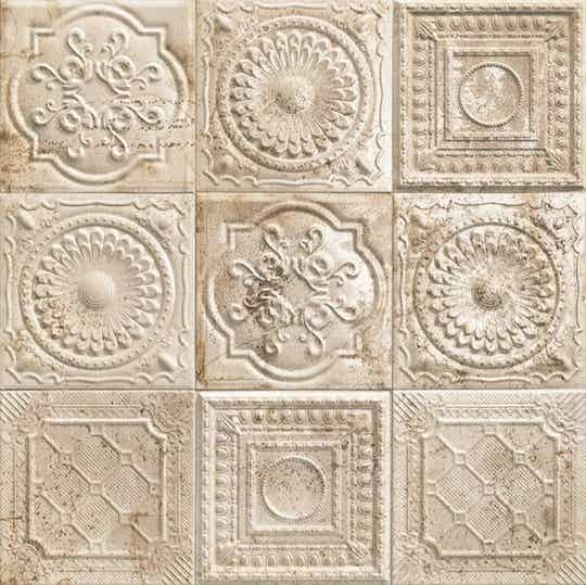 Industrial Rusty Cream 20x20 cm
