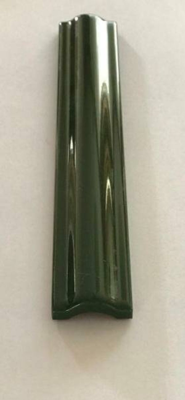 Bolle strip groen glans 3x20 cm