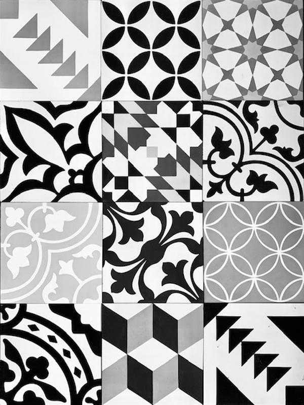 Zement Fliese Patchwork 1081 20x20 cm