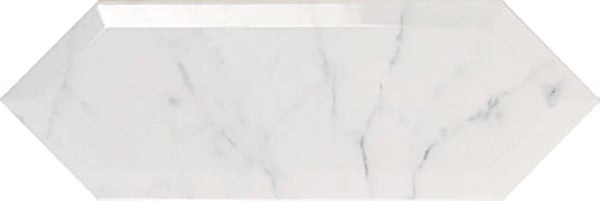 Metrotegel hexagon carrara glans 10x30 cm