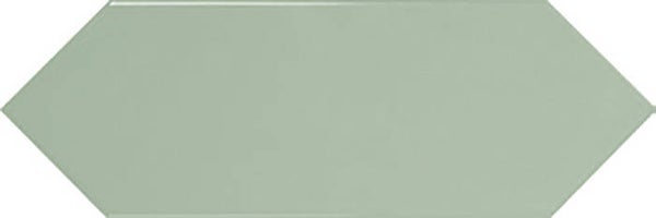 Wandtegel hexagon green glans 10x30 cm
