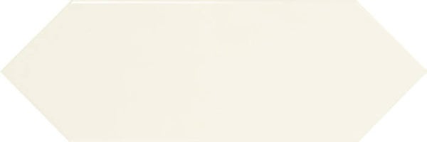 Wandtegel hexagon ivory glans 10x30 cm