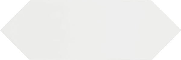 Wandtegel hexagon wit MAT 10x30 cm