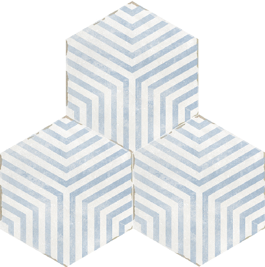 Patroontegel Hexagon Capri Lazaretto 14x16 cm