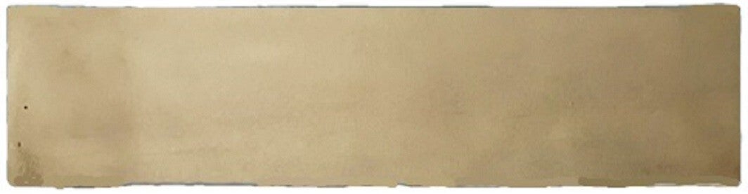 Handvorm wandtegel Gerona goudkleurig mat 7,5x30 cm