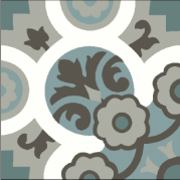 Zement Fliese 5393 Rose 14x14 cm