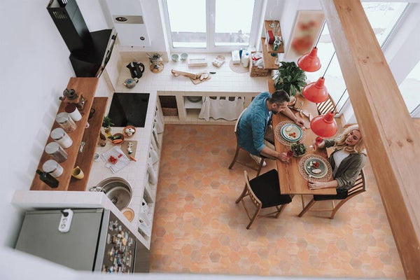 Vloertegel Brickx hexagon 14x16 cm en langwerpig 6,8x27,8 cm